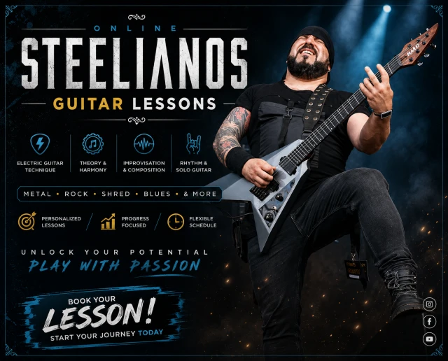 Online Guitar Lessons ● Steelianos