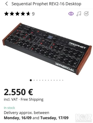 Prophet Rev2 desktop 16 voice