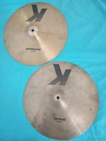 vintage 90's zildjian K Hi Hat 14.