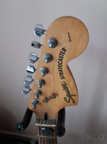 Squire Strat 20th anniversary oil Green
