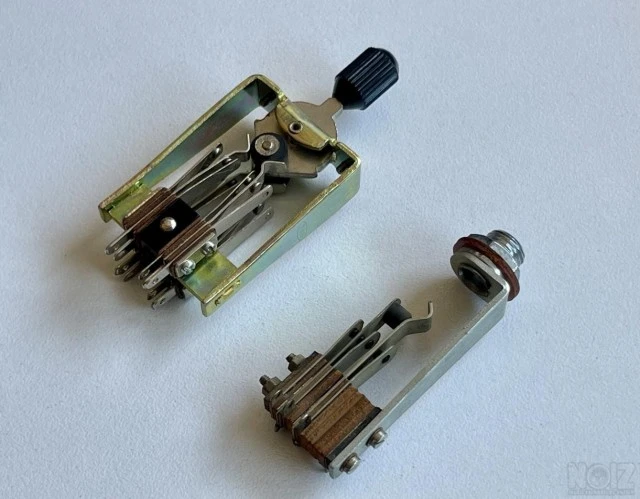 Vintage Japan Toggle 3 way Switch & Bulg