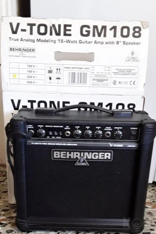 Κιθάρα , βάση, θήκη, ενισχυτής Behringer