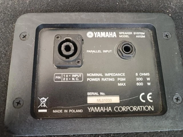 Yamaha AX12M SPEAKER SYSTEM