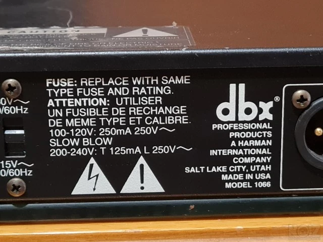 Dbx 1066 Dual-Channel Compressor / Limit