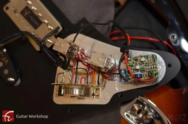 Fender super-strat Mexico modified