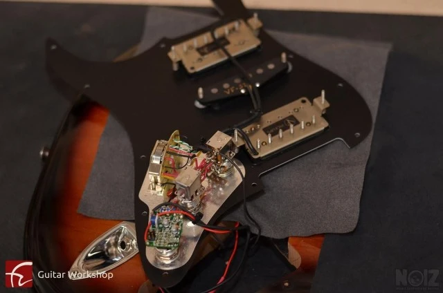 Fender super-strat Mexico modified