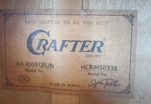 Crafter BA400EQFL/N Ηλεκτρο Ακουστικό Ατ