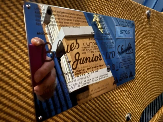 Fender Blues junior lacquered tweed