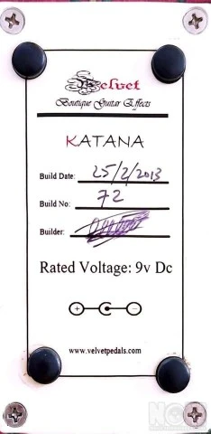 Katana Overdrive Velvet Pedals