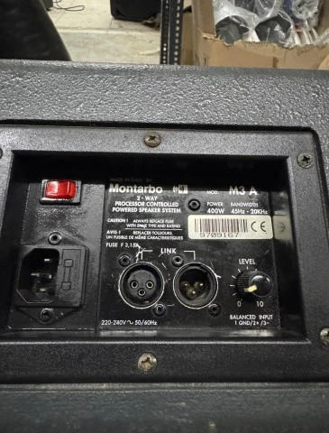 Ζεύγος Ενεργά Stage Monitors Montarbo M3A (40