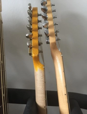 Ζητείται old 50s Strat 'baseball' maple neck profile