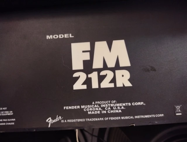 Ενισχυτής Fender FM212R