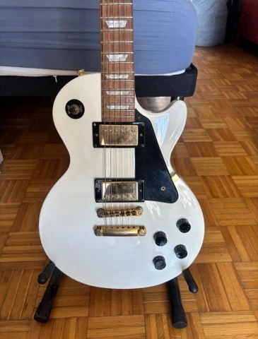 Epiphone Les Paul Studio Deluxe 2018 - Alpine Wh