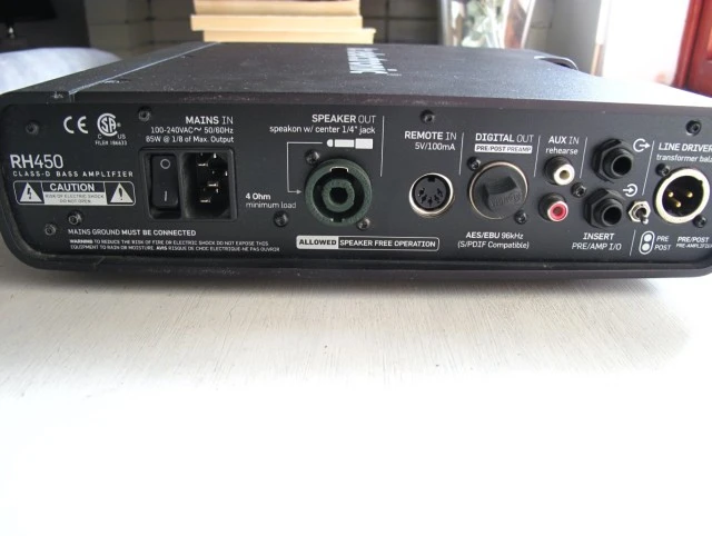TC Electronic Rebel head RH450