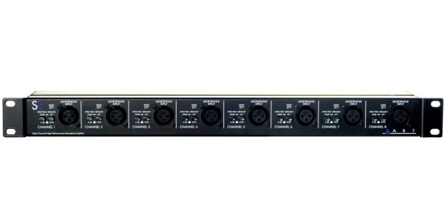 ART S8 & BEHRINGER MS8000 Microphone Splitters