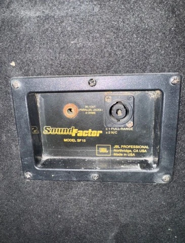Ζεύγος Ηχείων JBL SoundFactor SF15 (2x 15" PA)
