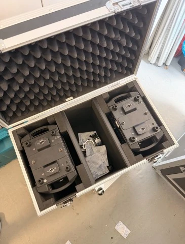 Stairville MH-110 Wash LED Moving Head + Thon Case 2x 