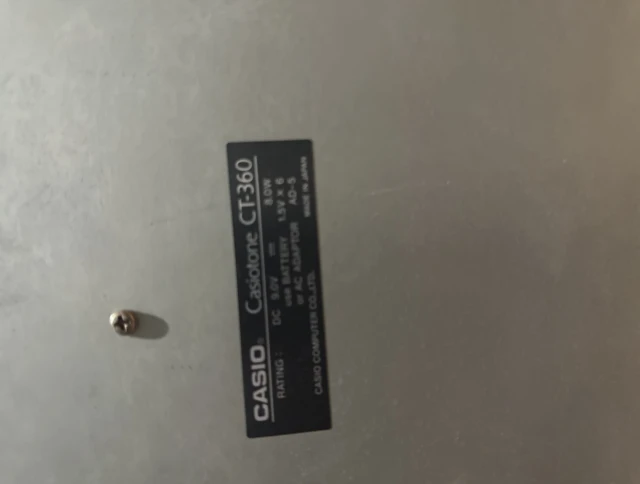 Casio Casiotone Ct-360 49-key Keyboard 