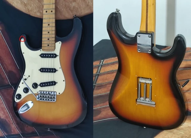 1995 Fender Stratocaster για αριστερόχειρες