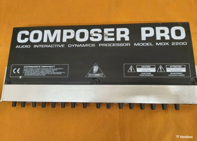 Behringer Composer Pro MDX 2200 – Δικάναλος Compressor