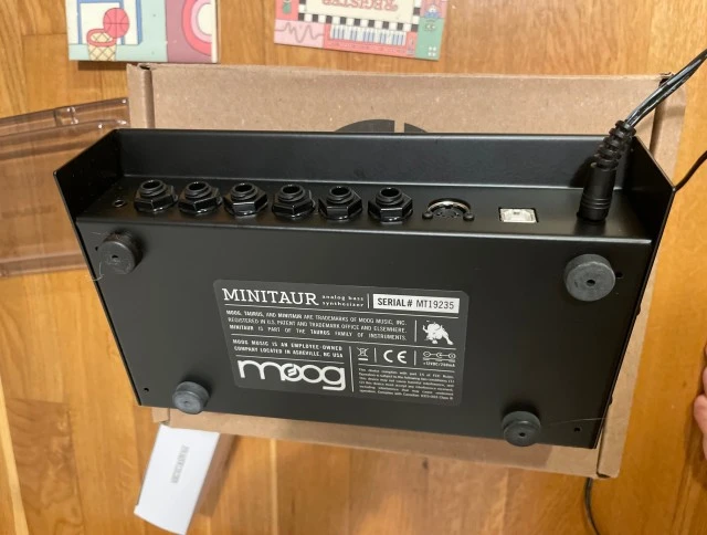 Moog Minitaur (Made in USA) + Decksaver