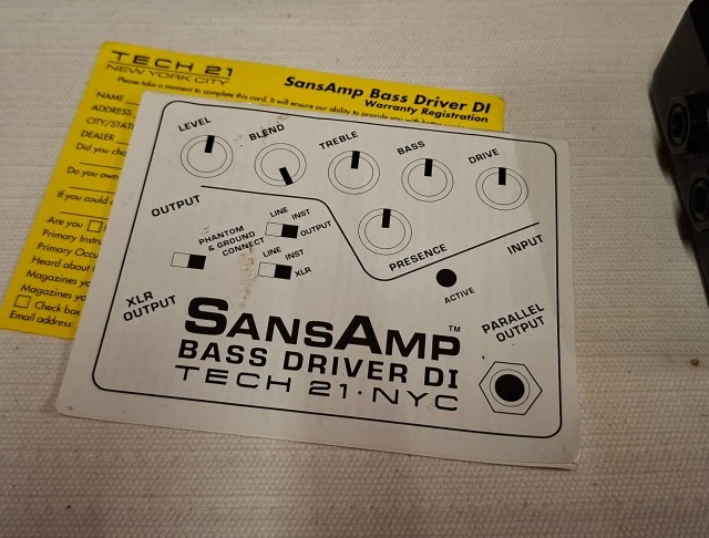 SansAmp Bass Driver DI (V1)
