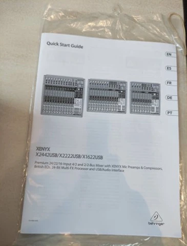 Behringer Xenyx X2222USΒ | Εγγύηση Thomann έως 03/2028