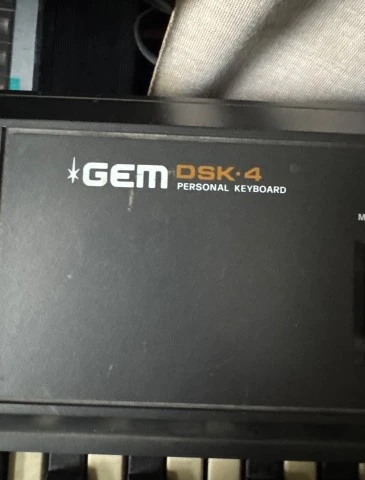 Vintage Keyboard GEM DSK-4 Personal Keyboard (Made in I