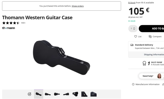 Takamine GN71CE-BSB + Σκληρή Θήκη Thomann
