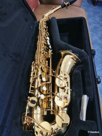 Yamaha YAS-480 alto σαξόφωνο με Nux B6 ασύρματο σύστημα
