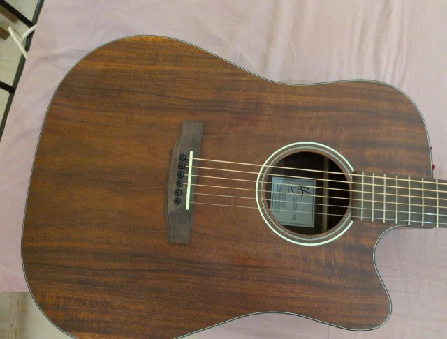 Harley Benton CLD-15CE Flame Koa Exotic