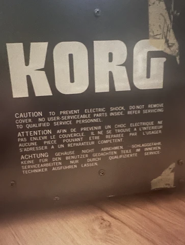 Korg MS-20 analogue synthesizer & sequenser SQ-10