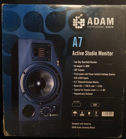 Adam A7 Active studio monitors