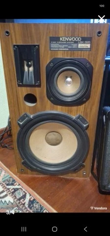 Kenwood Lsk 525 3 δρόμων 3 ηχείων σύστημα Vintage