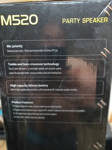 Mifa 520M Ηχεία Karaoke-Party 200W RMS