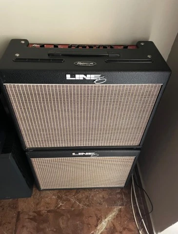 Line 6 Flextone II Plus + Flextone Cab + Floorboard