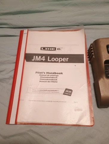 Line 6 JM4 looper + τυπωμενο manual + καρτα SD