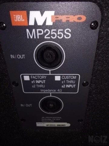 Επαγγελματικά Ηχεία JBL MP255S SubWoofer