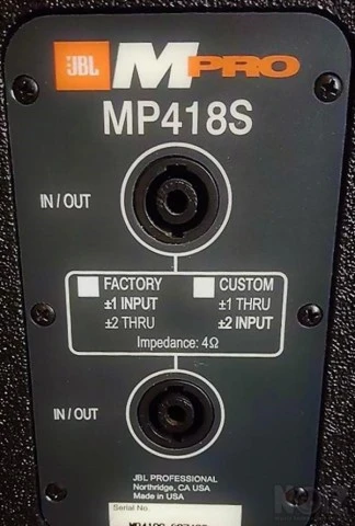 Επαγγελματικά Ηχεία JBL MP418S SubWoofer