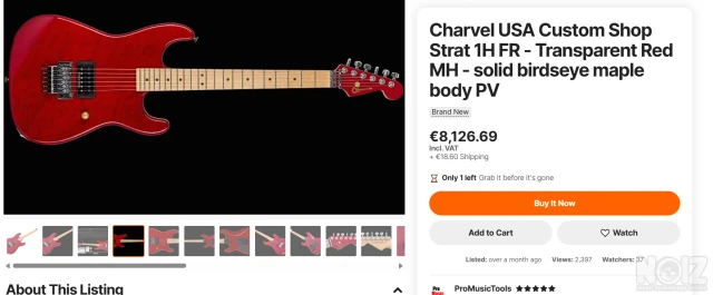 Charvel Custom Shop Black Mate USA  (Ath