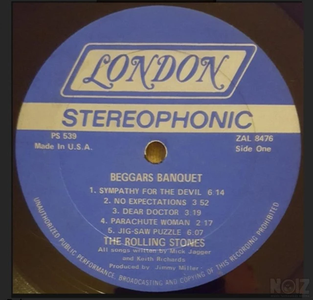 Rolling stones beggars banquet vinyl lp 