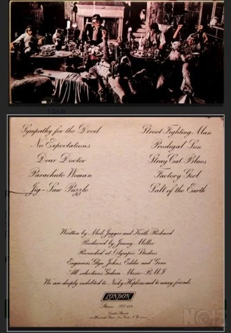 Rolling stones beggars banquet vinyl lp 