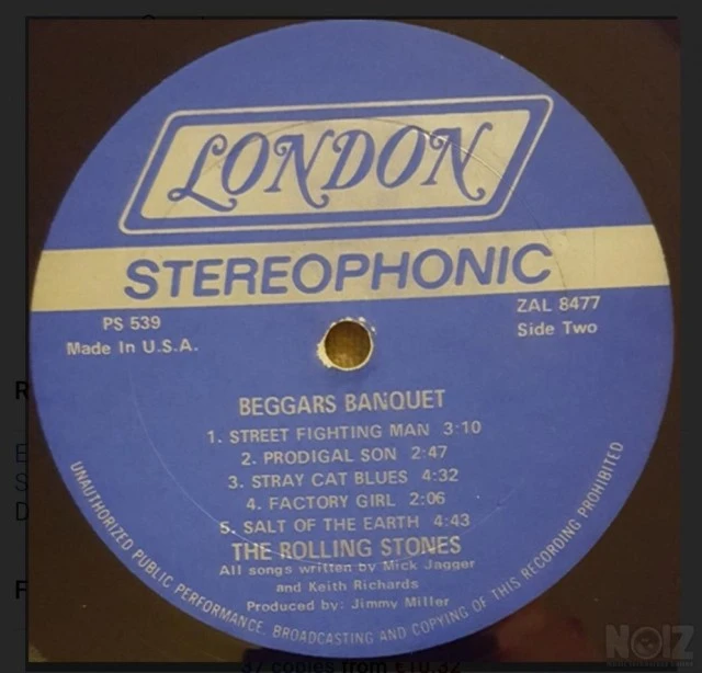 Rolling stones beggars banquet vinyl lp 