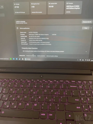 Lenovo IdeaPad Gaming 3 | Ryzen 5 5500H 