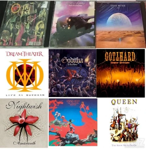 METAL & ROCK Cd's Sealed & Used πακετο κ