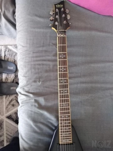 Schecter Stealth Black Flying V