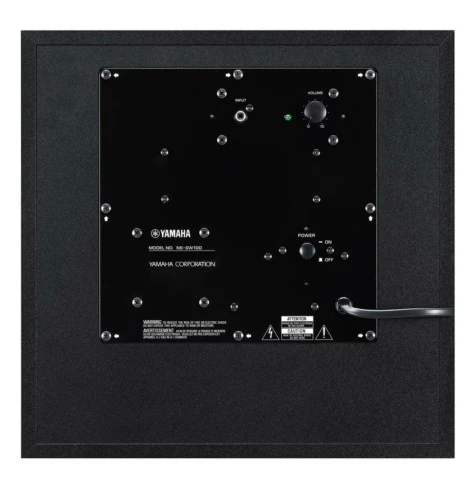 Yamaha NS-SW100 - Αυτοενισχυόμενο Subwoofer με Ηχείο 10" 100W Μαύρο