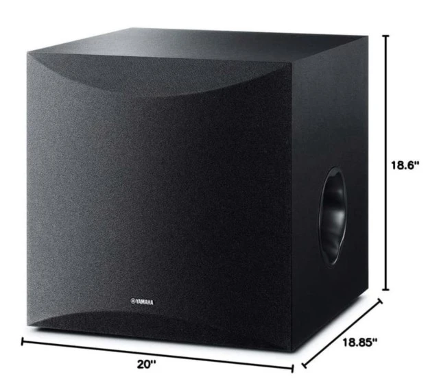 Yamaha NS-SW100 - Αυτοενισχυόμενο Subwoofer με Ηχείο 10" 100W Μαύρο