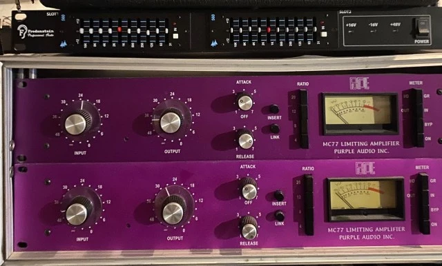 Purple audio 1176 x 2 + api 560 x 2