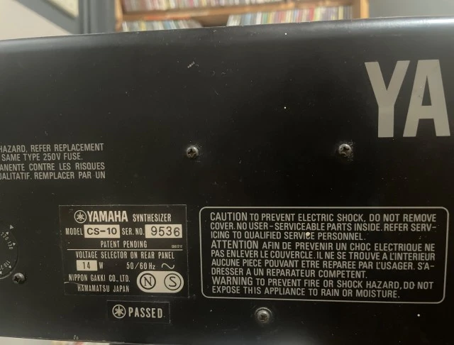 Yamaha CS-10 - Vintage Αναλογικό Monophonic Synthesizer (1977)